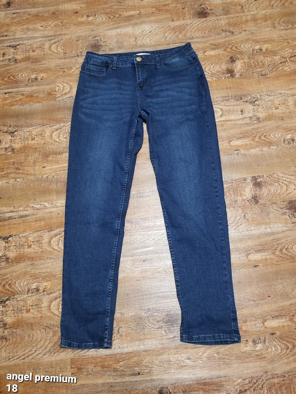 Angel + Premium Jean 18 Dark Blue Straight-Leg Nwotags